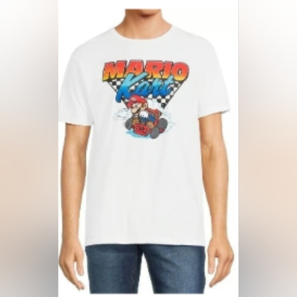 Nintendo Super Mario Kart Team Driver T-shirt NWT Size Large